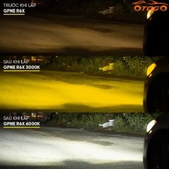 LED GPNE LẮP GẦM 2 CHẾ ĐỘ MÀU TRẮNG VÀNG