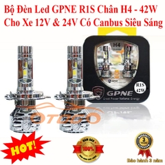 Bộ Đèn Led GPNE R1S Chân H4 42W Có Canbus