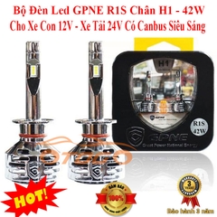 Bộ Đèn Led GPNE R1S Chân H1 42W Có Canbus