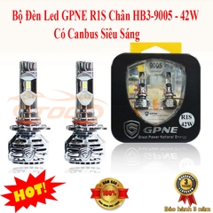Bộ Đèn Led GPNE R1S Chân HB3 - 9005 42W Có Canbus
