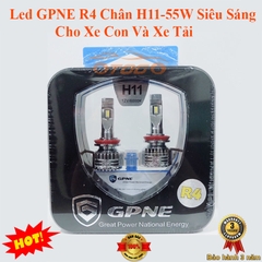 Bộ Đèn Led GPNE R4 Chân H11 55W Có Canbus Chính Hãng , Cho Xe Con Và Xe Tải