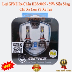 Bộ Đèn Led GPNE R4 Chân HB3 - 9005 55W Có Canbus Chính Hãng , Cho Xe Con Và Xe Tải