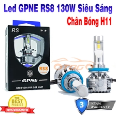 Bóng Đèn Led GPNE RS8 130W Chân H11 Chính Hãng , Cho Xe Con Và Xe Tải