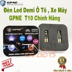 Đèn Led Demi Ô Tô , Xe Máy GPNE Chân T10 Chính Hãng