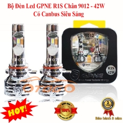 Bộ Đèn Led GPNE R1S Chân 9012 42W Có Canbus