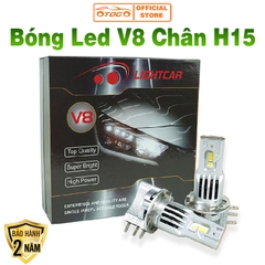 Bóng Led Pha H15 , LED V8 H15 Có Daylight ,Phù Hợp Tất Cả Các Dòng Xe