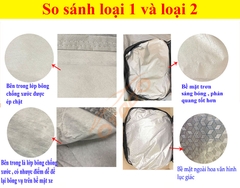 so sánh bạt phủ ô tô loại 1 và loại 2