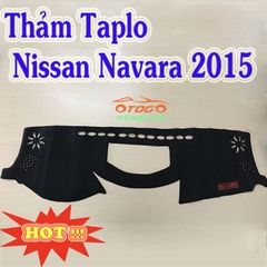 Thảm Taplo Nhung Cao Cấp Nissan Navara 2015