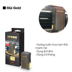 Nước hoa kẹp cửa gió điều hòa Areon Gold Sport Lux ( Chính Hãng )