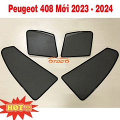 Bộ Rèm Che Nắng Kính Ô Tô Theo Xe Peugeot 408 Mới 2023 - 2024 Loại 1