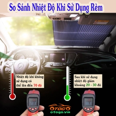 rèm cuốn che nắng kính lái