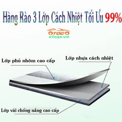 chất liệu chống nắng của rèm che nắng kính lái