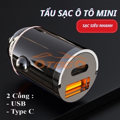 tẩu sạc điện thoại nhanh trên ô tô