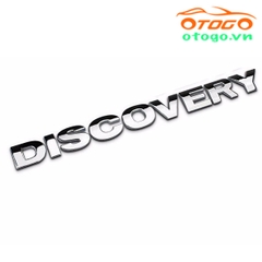 Chữ Discovery 3D Kim Loại Dán Nắp Ca-pô Ô tô