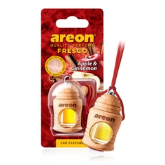 Tinh dầu treo xe ô tô hương táo & quế – Areon Fresco Apple & Cinnamon