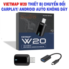 VIETMAP W20 - THIẾT BỊ CHUYỂN ĐỔI CARPLAY/ ANDROID AUTO KHÔNG DÂY