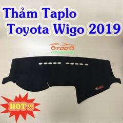 Thảm Taplo Nhung Cao Cấp Toyota Wigo 2019