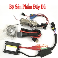 Bộ Đèn Bi Cầu Xenon Mini Có Led Trang Trí Cho Xe Máy