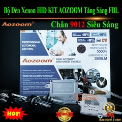 Bộ Đèn Xenon HID KIT Aozoom FBL Tăng Sáng Chân 9012 Siêu Sáng , Bảo Hành 3 Năm