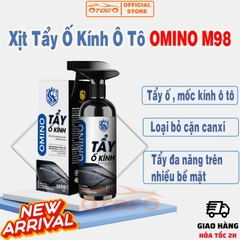 Tẩy Ố Kính Ô Tô OMINO M98 - Tẩy Cặn Canxi Kính, Dung Dịch Tẩy Ố Các Loại Kính