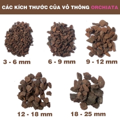Vỏ Thông Orchiata nhập khẩu bán nguyên bao đủ các kích thước chuyên dụng trồng hoa lan cây kiễng tơi xốp và lâu mục