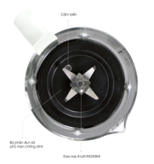 Máy xay sữa hạt gali GL-1417B nguồn điện :  220V/50Hz. Công suất 400W-800W. Dung tích : 1,75 lít.  