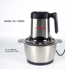Máy xay thịt đa năng 2 Lít GALI GL-1920G GL-1920B GL-1920A GL-1920P, lưỡi dao thép siêu bén thố Inox