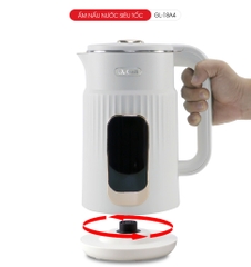 Ấm nấu nước gali GL-18A4 công suất 1500W,dung tích 1,8L  có tem hợp quy CR  chất lượng hàng hóa nhập khẩu