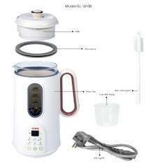 Máy chế biến sữa hạt Gali GL-1410B 1 lít 800w 220V sản phẩm chính hãng Chất lượng hàng hóa nhập khẩu (Tem hợp quy EMC).