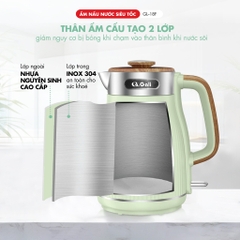 Ấm siêu tốc Gali GL-18F 1.8 lít có giữ ấm