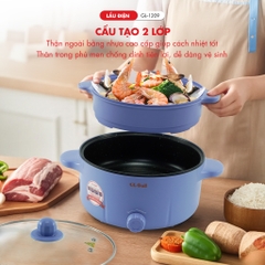 Nồi lẩu điện Gali GL-1209 4 lít 1500W Đạt chứng nhận chất lượng hàng nhập khẩu (Tem hợp quy CR).