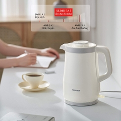 Bình đun siêu tốc Toshiba KT-15DRTVN(W) (màu trắng)  1.5 lít 1500W