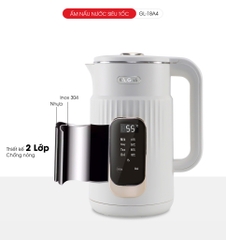 Ấm nấu nước gali GL-18A4 công suất 1500W,dung tích 1,8L  có tem hợp quy CR  chất lượng hàng hóa nhập khẩu