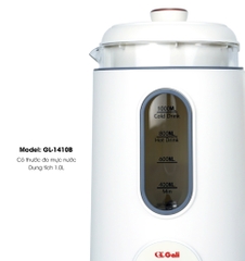 Máy chế biến sữa hạt Gali GL-1410B 1 lít 800w 220V sản phẩm chính hãng Chất lượng hàng hóa nhập khẩu (Tem hợp quy EMC).