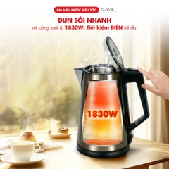 Ấm đun nước siêu tốc gali  GL-0018I  công suất 1830W/ dung tích 1.7L