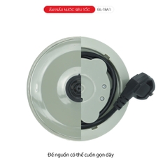 Ấm đun nước siêu tốc Gali GL-18A1 tiện lợi - an toàn công suất 1500W dung tích 1.8L sản phẩm chính hãng cao cấp