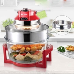 LÒ NƯỚNG THỦY TINH GALI GL-1121 ĐA NĂNG CHIÊN,NƯỚNG