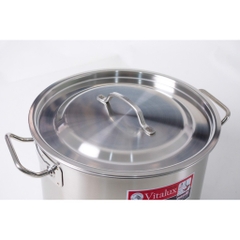 NỒI HẦM INOX 3 ĐÁY ZEBRA -THÁI LAN VITALUX ,26x18cm, 9.5 LÍT - 171326