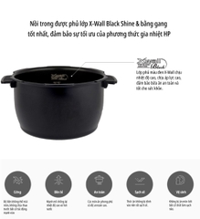 Nồi cơm Áp suất Điện tử Cuckoo CRP-PK1000S 1.8L Đen Vàng xuất xứ Hàn Quốc bảo hành 2 năm