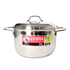 NỒI INOX ZEBRA CAO CẤP THÁI LAN EXTREME PLUS II 20CM -24CM - 162277 đủ size