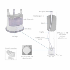 Bàn ủi Philips GC487/89 1800W