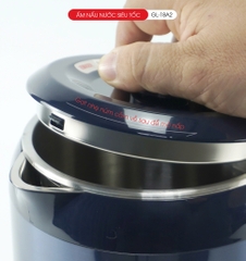 Ấm đun nước siêu tốc Gali GL-18A2 công suất 1500W dung tích 1.8L sản phẩm chính hãng có tem hợp quy CR