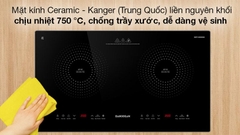 Bếp từ đôi Daikiosan DKT-200008 công suất 4000W bảo hành 2 năm