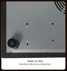 Bếp điện đôi từ GL-2025  công suất 3600w điện áp 220V/50Hz sản phẩm chính hãng Chất lượng hàng hóa nhập khẩu (Tem hợp quy CR)