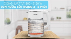 Bình đun siêu tốc Toshiba KT-15DS1PV 1800W 1.5 lít