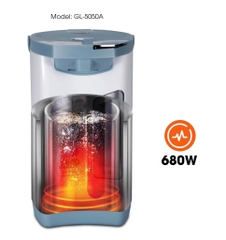 Bình thuỷ điện Gali GL-5050A dung tích 5 lít, công suất 680w điện áp : 220V/50Hz sản phẩm chính hãng Chất lượng hàng hóa nhập khẩu (Tem hợp quy CR)