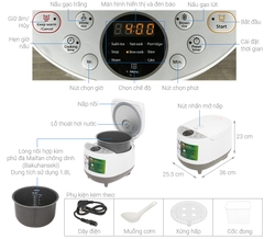 Nồi cơm điện Philips HD4515/55