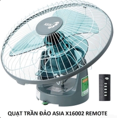 Quạt trần đảo Asia  X16001_Hộp số - X16002_Remote - Công suất 55W - Hàng chính hãng