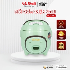 Nồi cơm điện GL-1708 Điện áp 220V/50Hz  Công suất : 300w  Dung tích: 0.8 lít sản phẩm chính hãng chất lượng hàng hóa nhập khẩu (Tem hợp quy CR và Năng lượng)