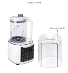 Máy xay sữa hạt gali GL-1417B nguồn điện :  220V/50Hz. Công suất 400W-800W. Dung tích : 1,75 lít.  